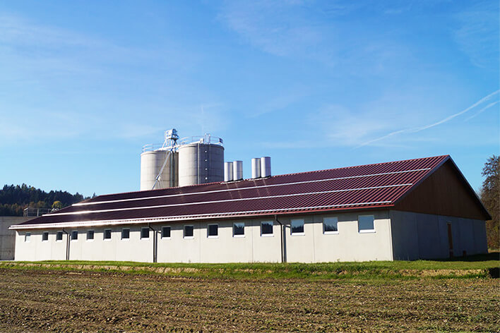 Stallunterbauten, Hallenfundamente - Lehner Systembau