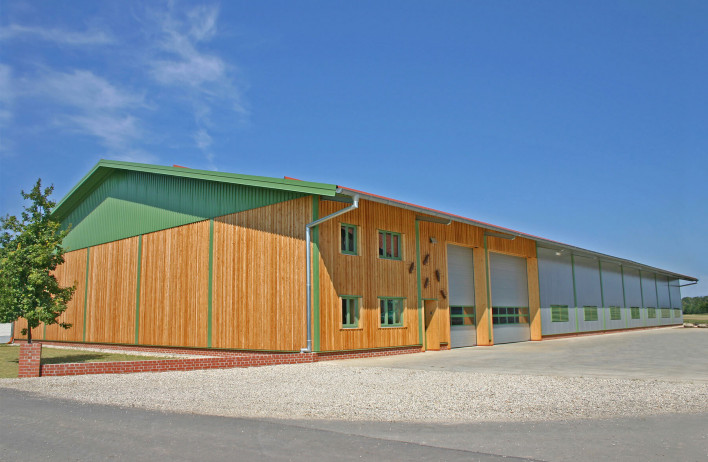 Hallenfundamente, Stallunterbauten, Fundamentbau - Lehner Systembau