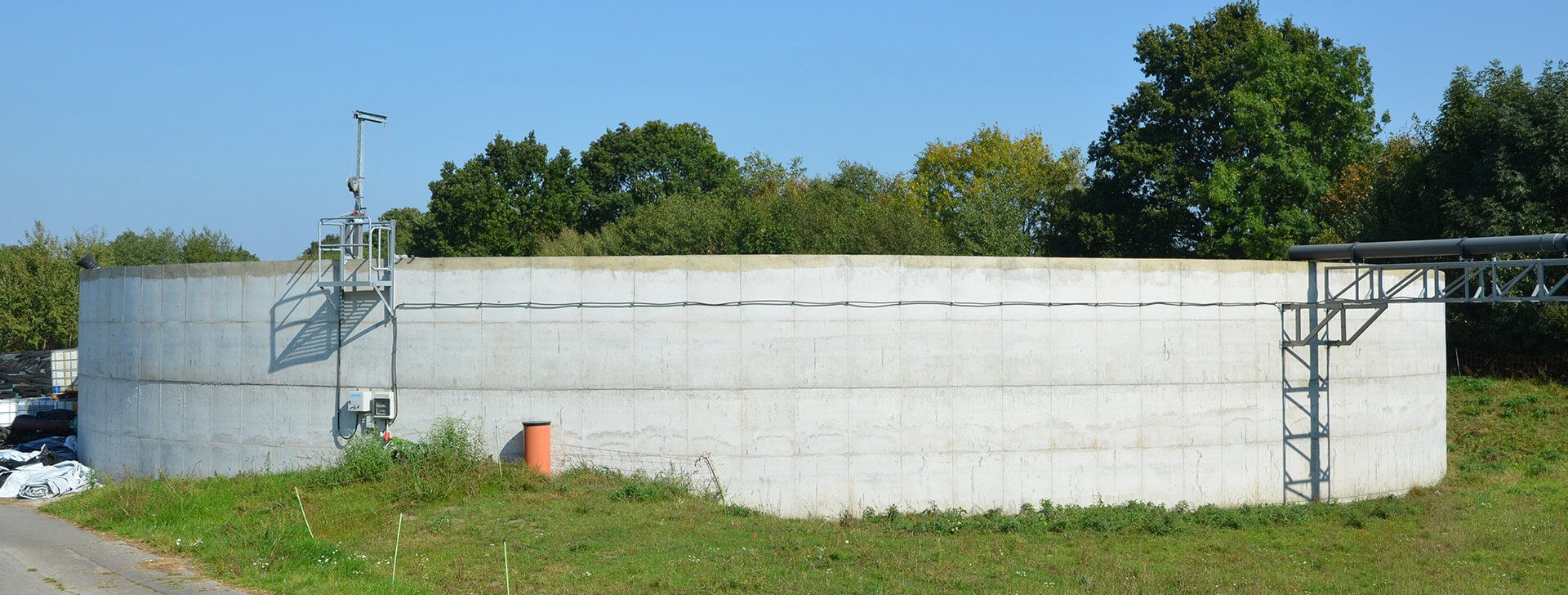Güllegrube, Güllebehälter, Betonbehälter - Lehner Systembau