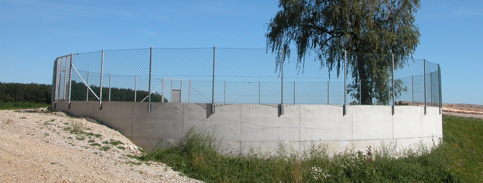 Güllegrube, Güllebehälter, Betonbehälter - Lehner Systembau