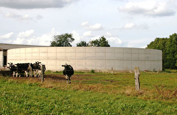 Güllebehälter, Güllegrube, Behälterbau, Lehner Systembau